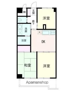 LAZ KONANDAI【3階】の間取り