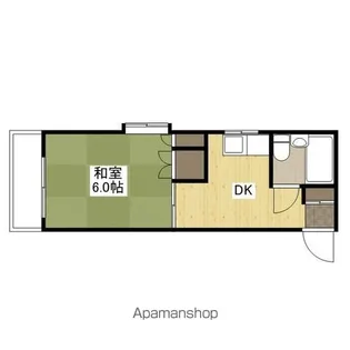 新庄グリーンコーポ【210号室】の間取り