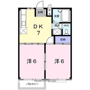 宮城県仙台市太白区鈎取本町1丁目【アパート】の間取り