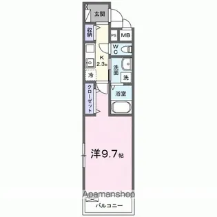 PRADERA吉川美南【3階】の間取り