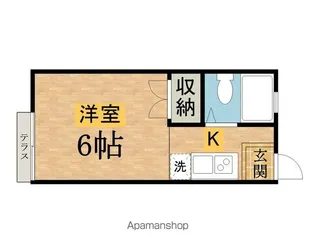 リバーハイツ【204号室】の間取り
