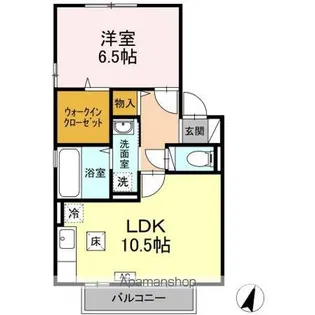 リビングタウン永井 D【1階】の間取り