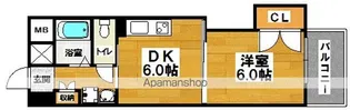 アンシャンテ中百舌鳥【9階】の間取り