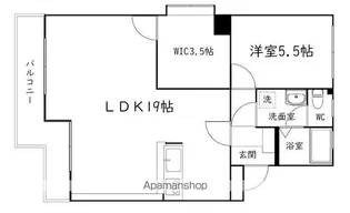 マンション木ノ神【2階】の間取り