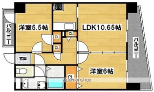 シュライク96【905号室】の間取り