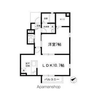シャルマンスッド【1階】の間取り