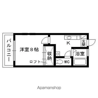 コンフォートいずみ【105号室】の間取り