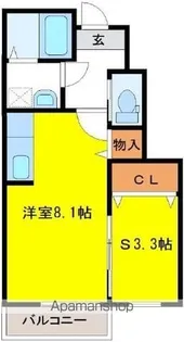 ザ・グランメゾン盛岡【103号室】の間取り
