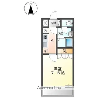 ハイツ ジュピター【2階】の間取り