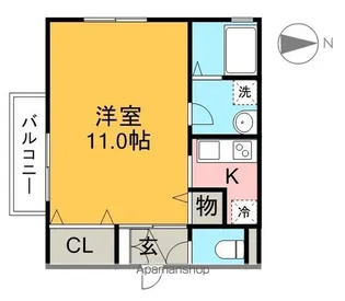 BLUE南金田【2階】の間取り