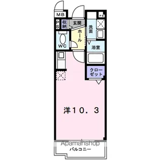 ジェルメ【2階】の間取り