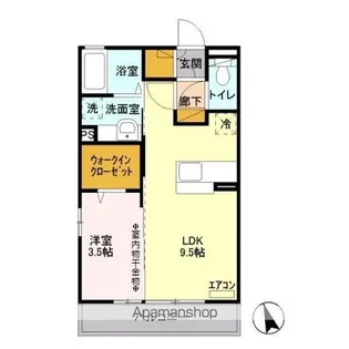 アーバンロック【3階】の間取り