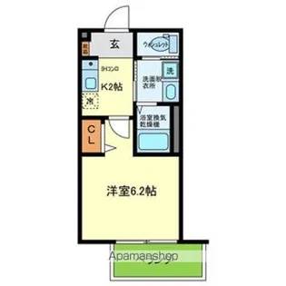 ALEGRIA平野本町【301号室号室】の間取り