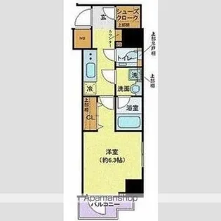 ラグディア芝公園【3階】の間取り