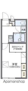 レオパレスNAGASO【104号室】の間取り