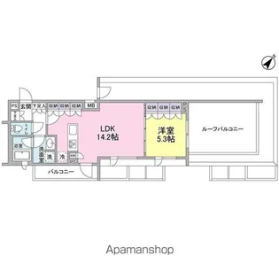 スタイリオ中延ⅡWEST【5階】の間取り