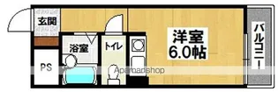 川口ハイツ【4階】の間取り