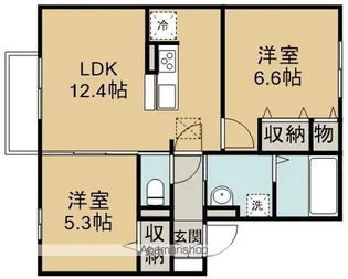 グラシューズ【1階】の間取り