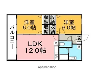 グリーンヒルズ東山Ⅱ【303号室】の間取り