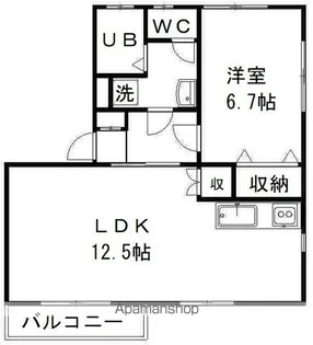 第7松本コーポ【102号室】の間取り