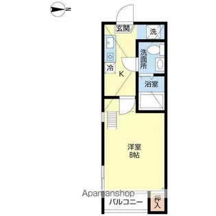 ウィングコート新守山【1階】の間取り