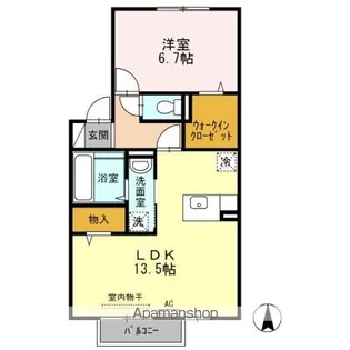 プレミオY【2階】の間取り