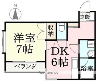 セピアグランデ【201号室】の間取り