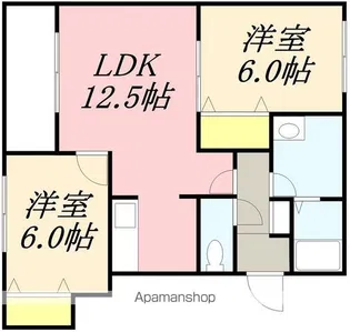 フィールドヴィレッジ【4階】の間取り