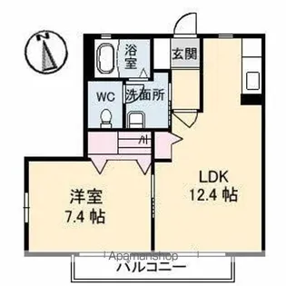 ディアス松縄 C棟【1階】の間取り