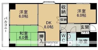 ポルトフィーノ幸町【6階】の間取り