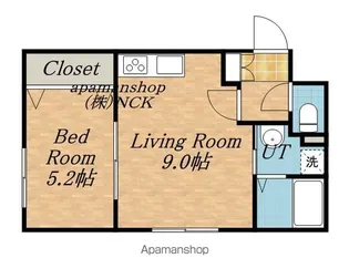 ラフィナート近代美術館【4階】の間取り