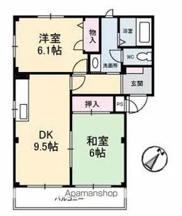グレース春日【2階】の間取り
