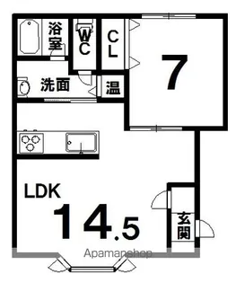 ドリームK&T【1階】の間取り