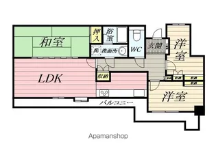 戸塚南パークホームズ四番館【3階】の間取り