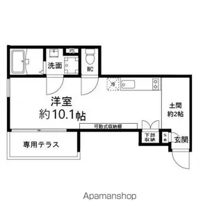 エターナルコート和久【104号室】の間取り
