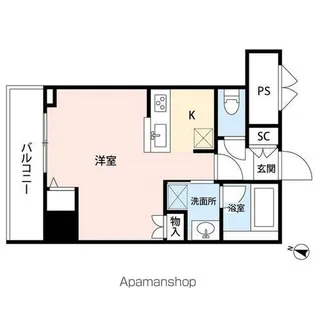 パークソレイユ弐番館【5階】の間取り