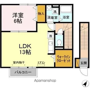 オークハイツVIII【2階】の間取り