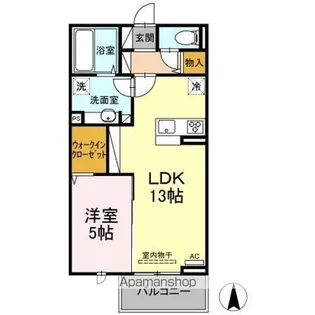 ウエストヴィレッジⅣ【3階】の間取り