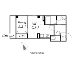 エテルノ幅下【4階】の間取り