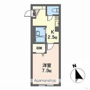 シェラトン開和町【1階】の間取り