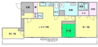 ジョイナス薬院【7階】の間取り
