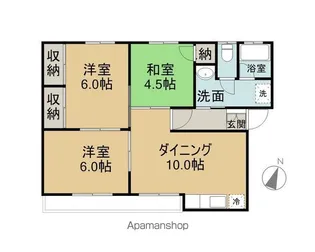 メゾンスマ【301号室】の間取り