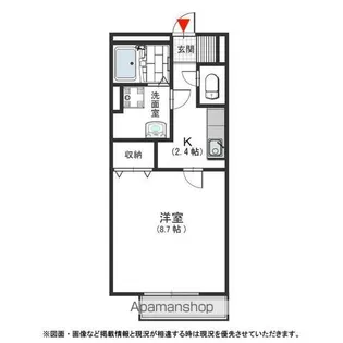 ハイツはなみずき【103号室号室】の間取り