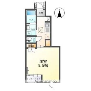 ティーフォレストII【1階】の間取り