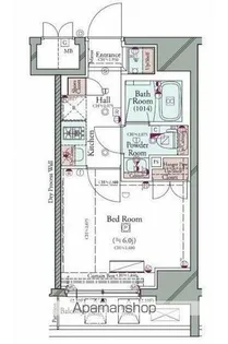 コンシェリア横濱関内【10階】の間取り