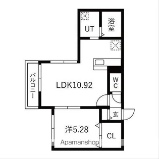グラフローレ【1階】の間取り