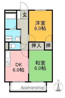 サニーハウス石田【2階】の間取り