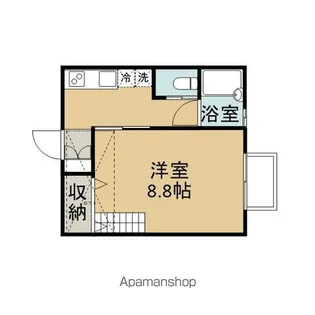 グレースタウン梶原【2階】の間取り