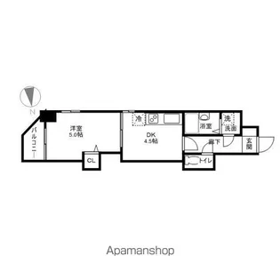 レジディア博多【10階】の間取り
