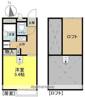 ソレーユ【105号室】の間取り